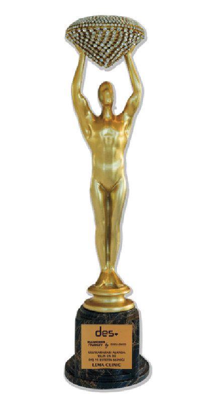 Award trophy, Best Dental & Aesthetic Clinic