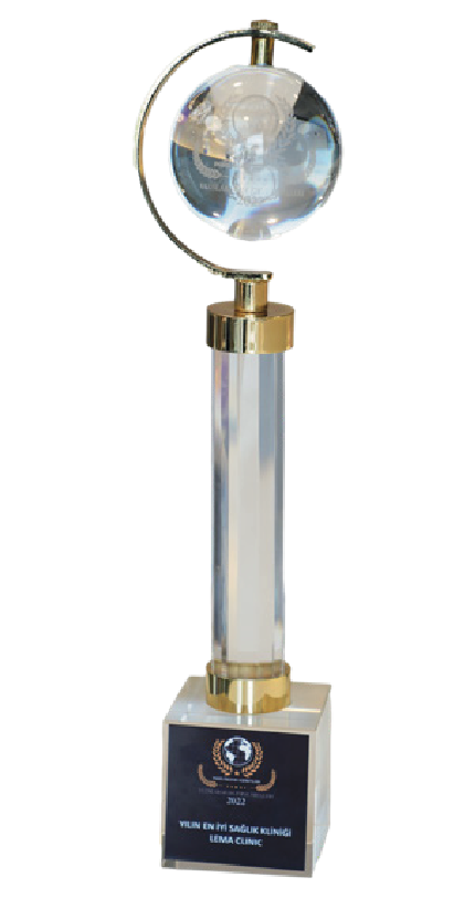 Award trophy, Best Dental Clinic in Europe
