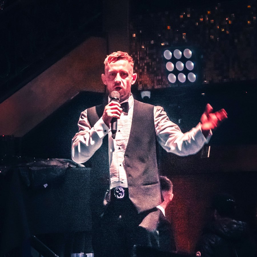 Hosting on stage